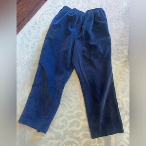 Alfred Dunner Dark Blue Corduroy Trousers size 16